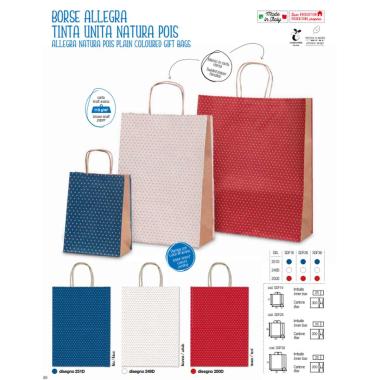 Shopper cordoncino 36x12x41 ass. pois cf25