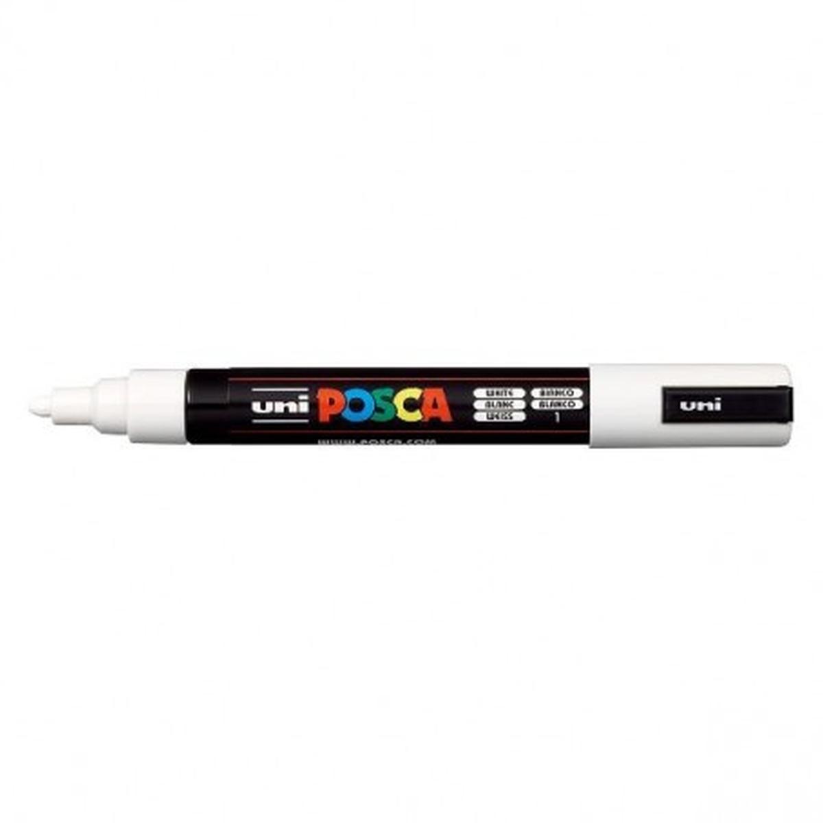 Uni posca punta media bianco