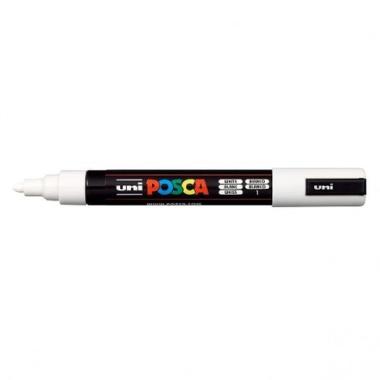 Uni posca punta media bianco
