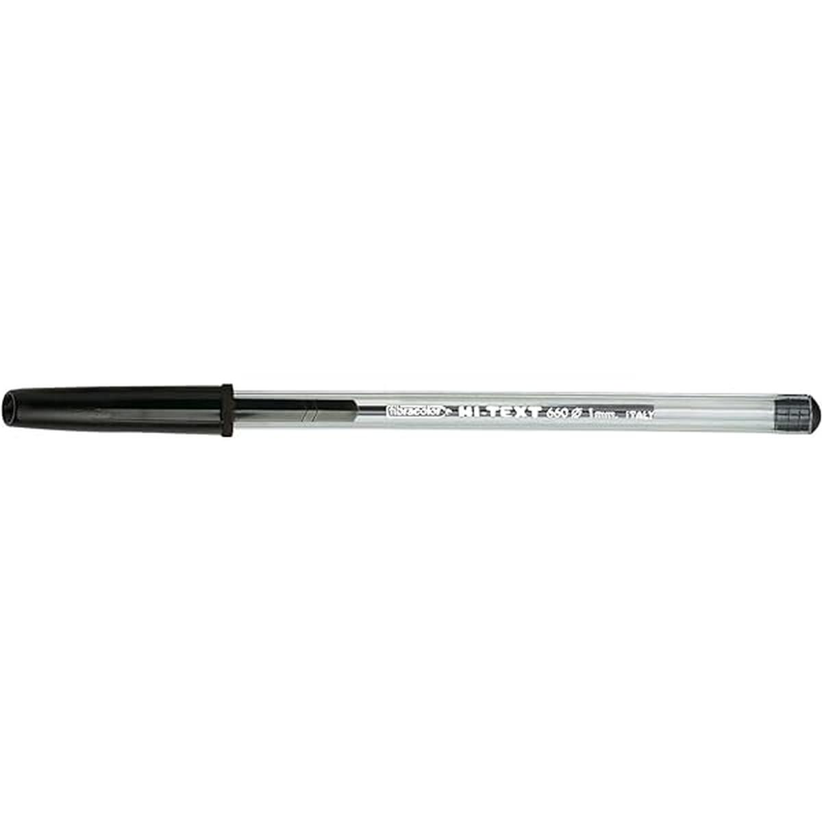 661 penna sfera p.media 1mm sc. 50 pz. nero