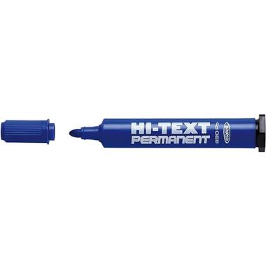 Marker permanent p.tonda sc.12 pz. blu