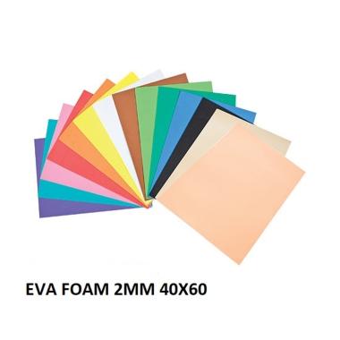 Fogli eva foam 2mm 40x60 giallo