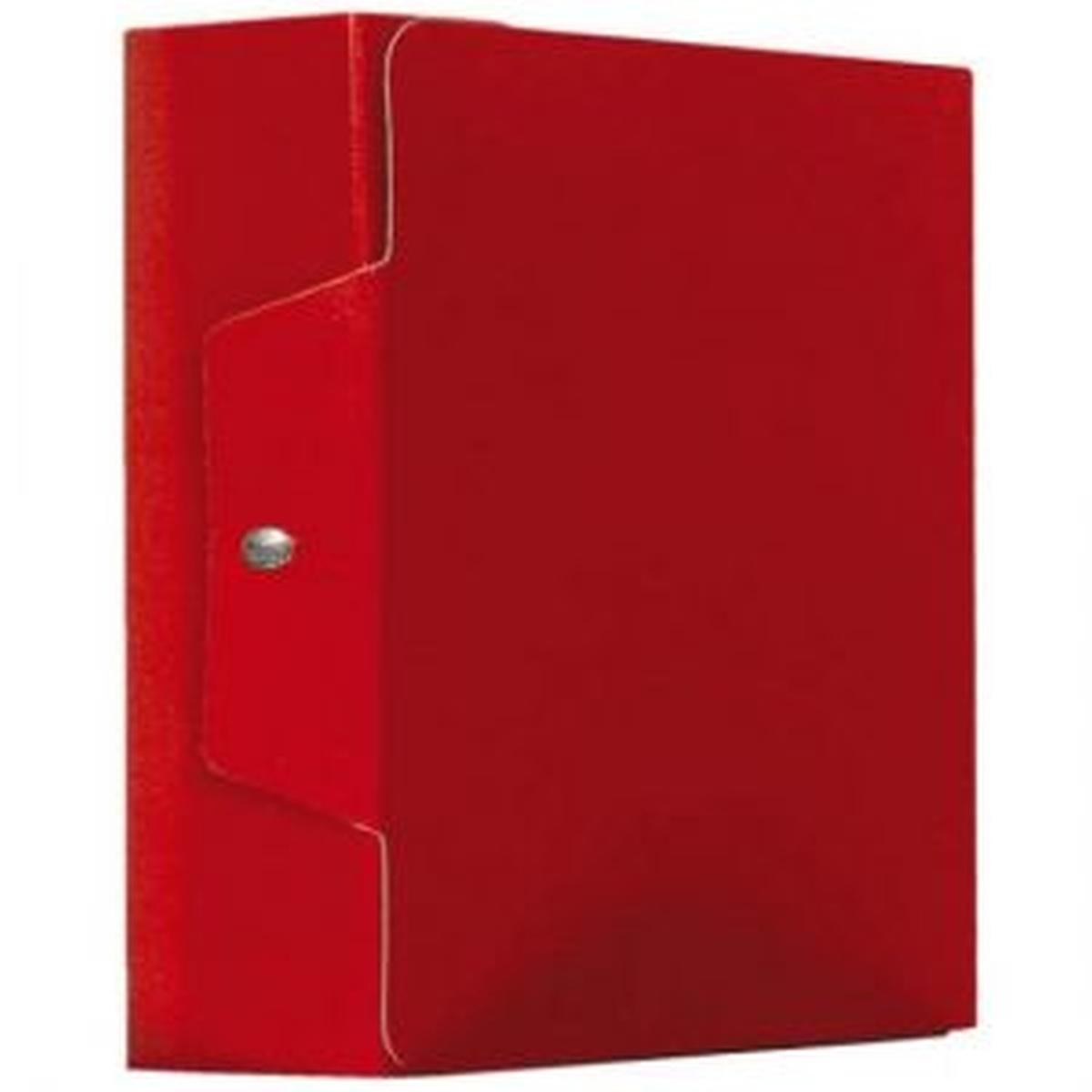 Cartella portaprogetto c/bottone d.8 25x35 rosso