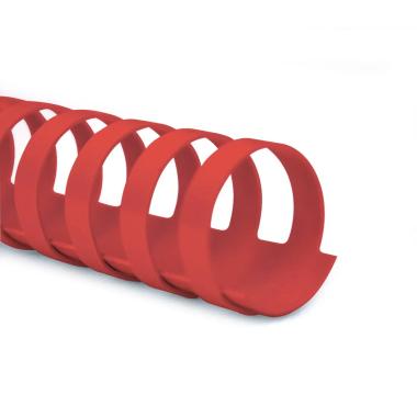 Spirali in plastica 45mm cf50 rosso