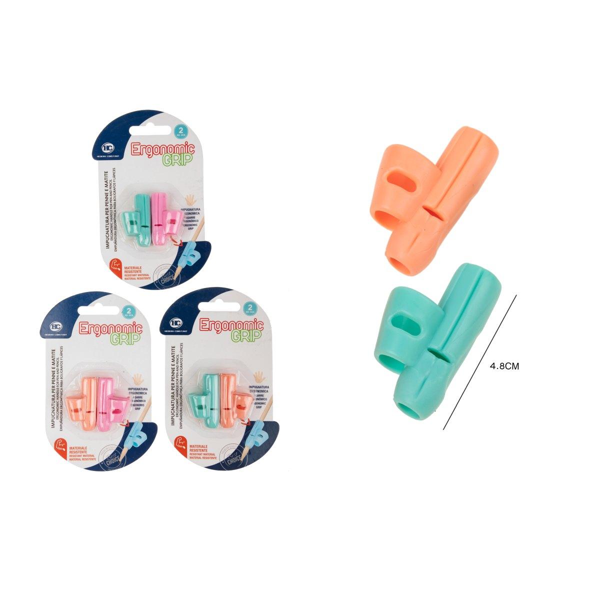 Blister 2 impugnature ergonomic grip per correzione.