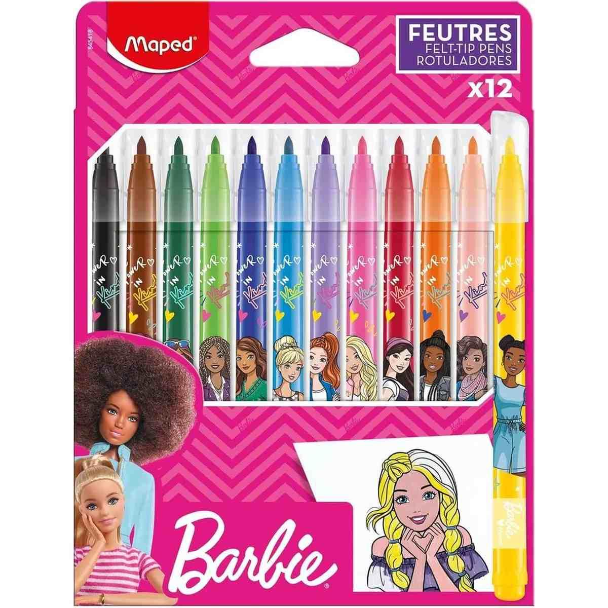 Maped pennarelli cf12 barbie
