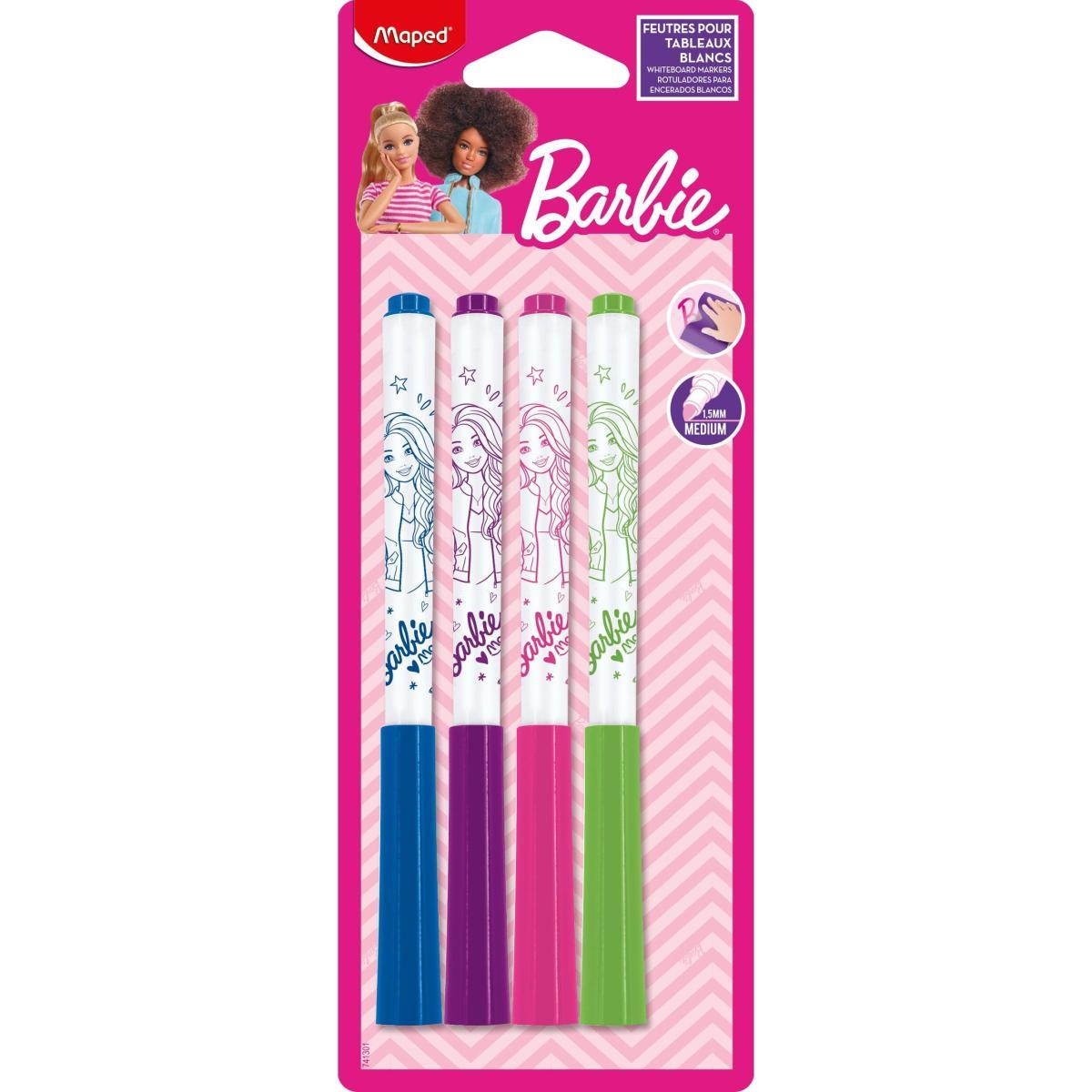 Maped marker per lavagna bl 4pz barbie