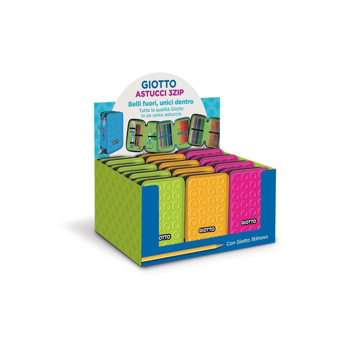 Astuccio giotto 3 zip stilnovo