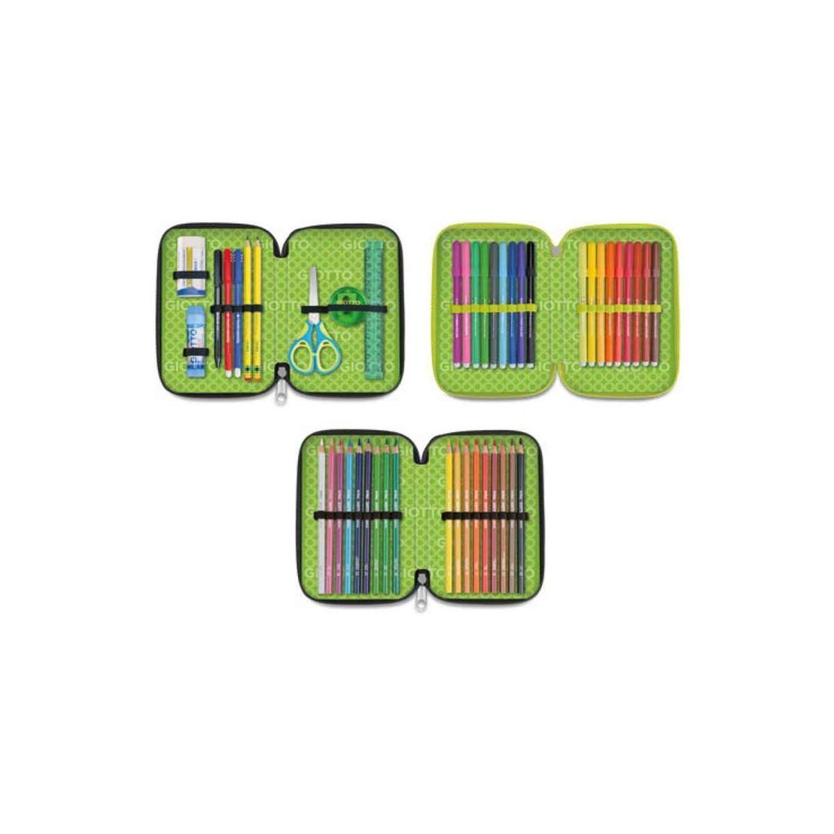 Astuccio giotto 3 zip stilnovo