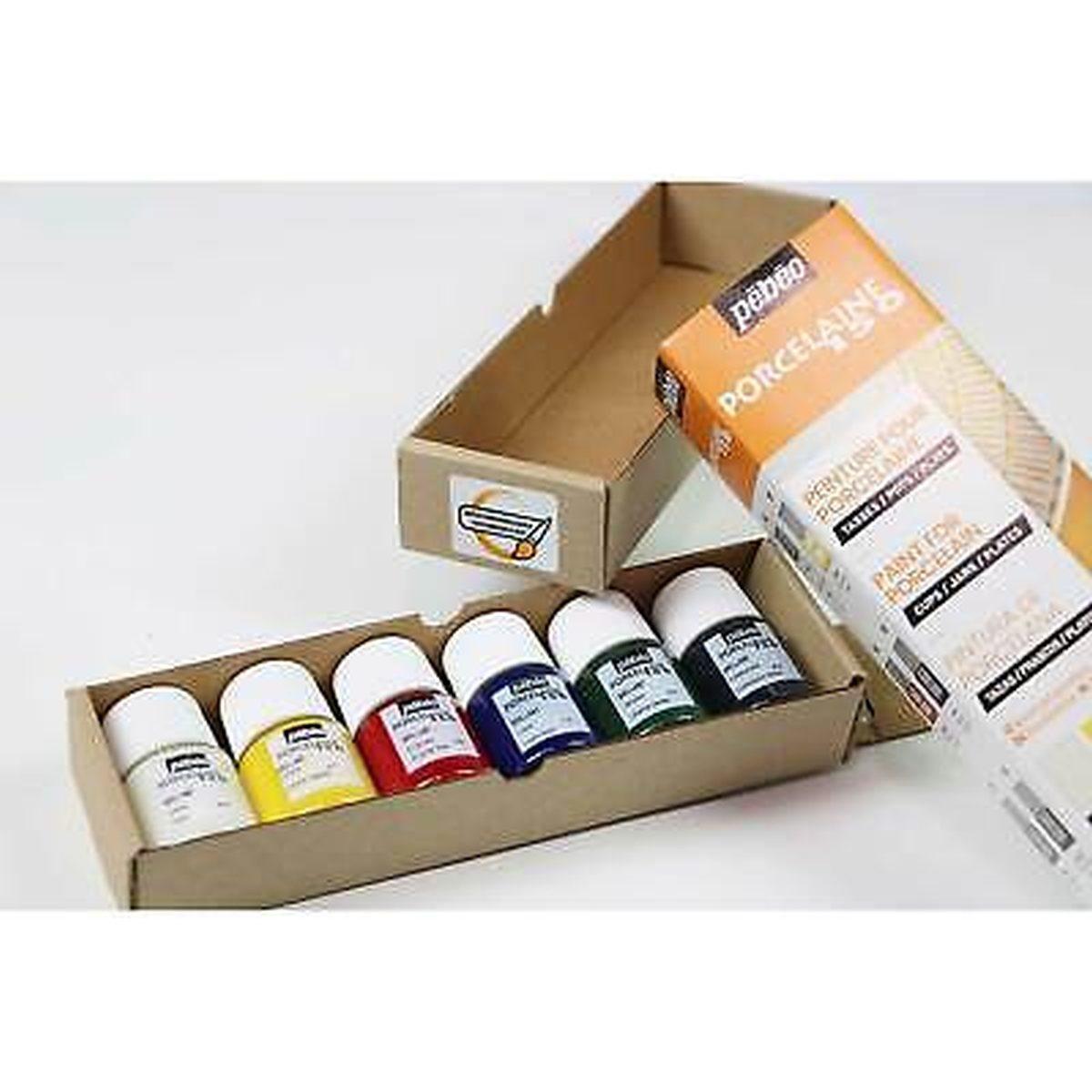 Set colori per percellana 6x20l