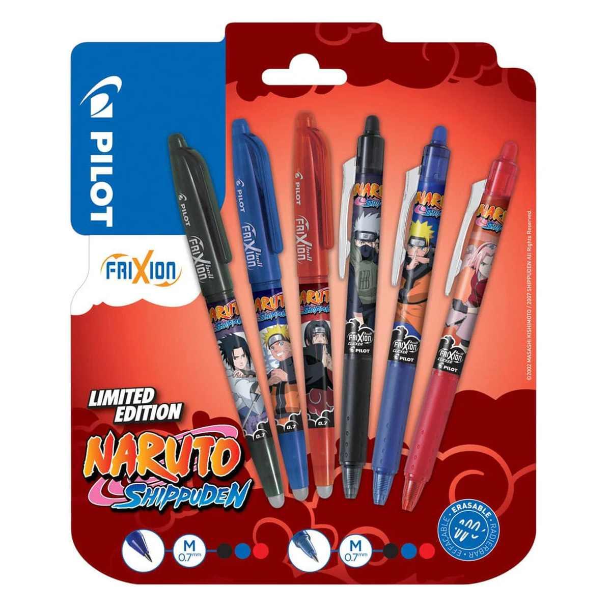 Set da 3pz frixion ball naruto