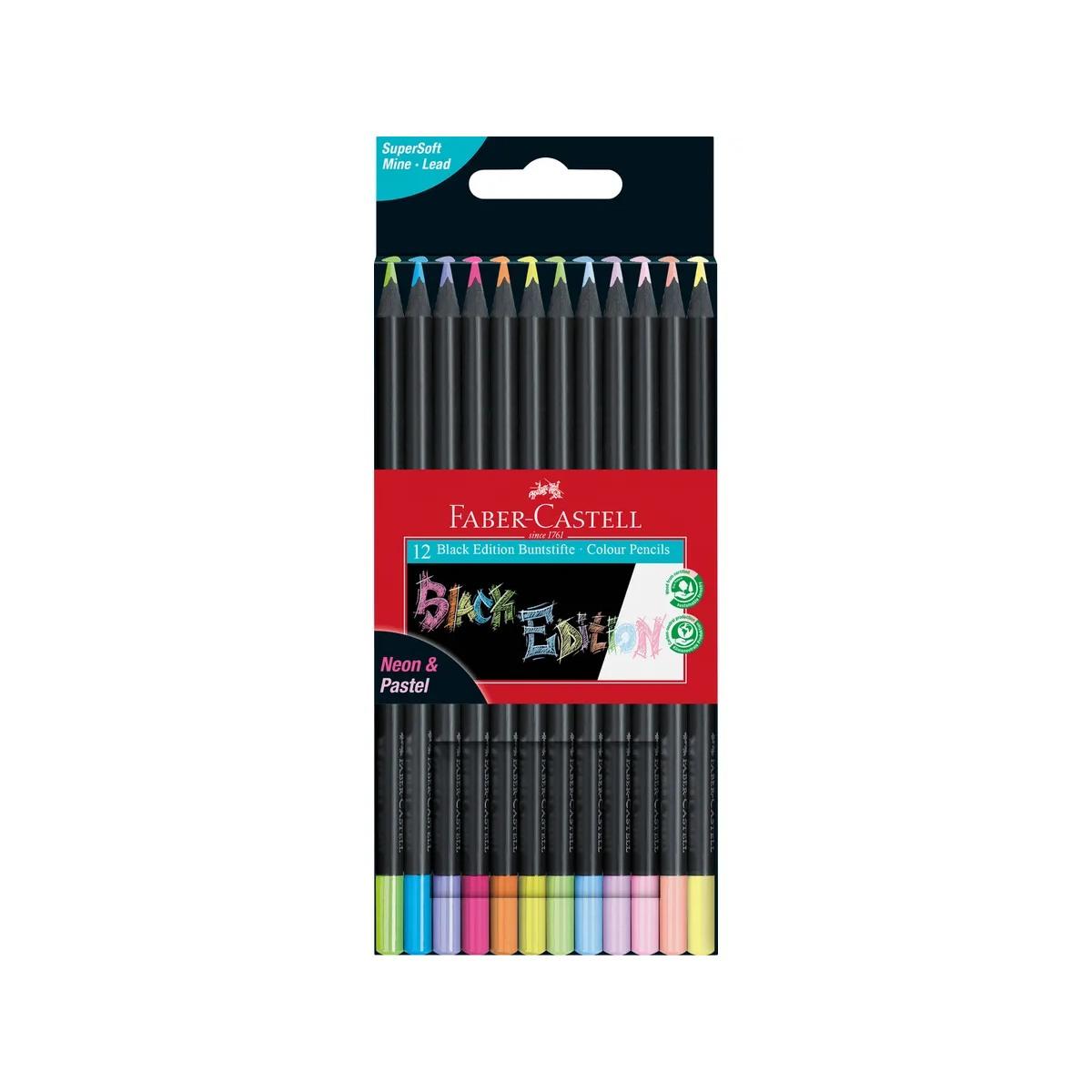 Pastelli black edition neon + pastell cf12