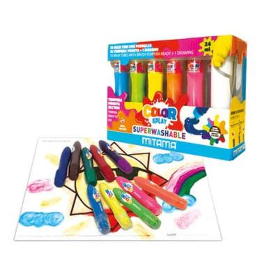 Tempera colorsplat maxitubi 10 colori 24ml mitama