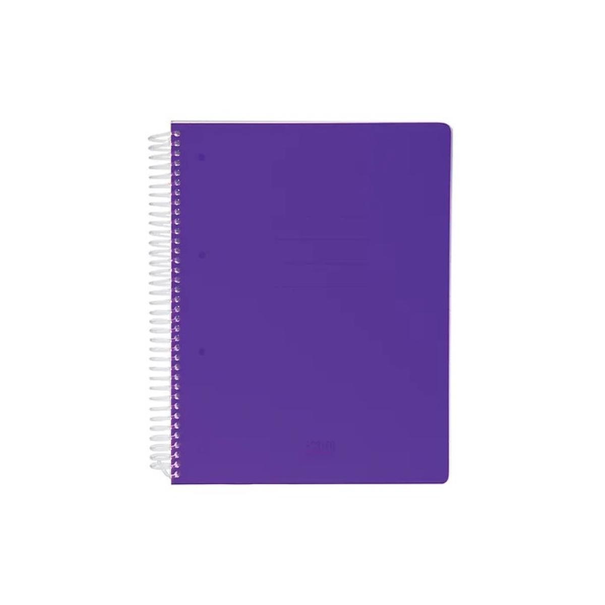 Quaderno spiralato forato ppl a5 72fg 1r