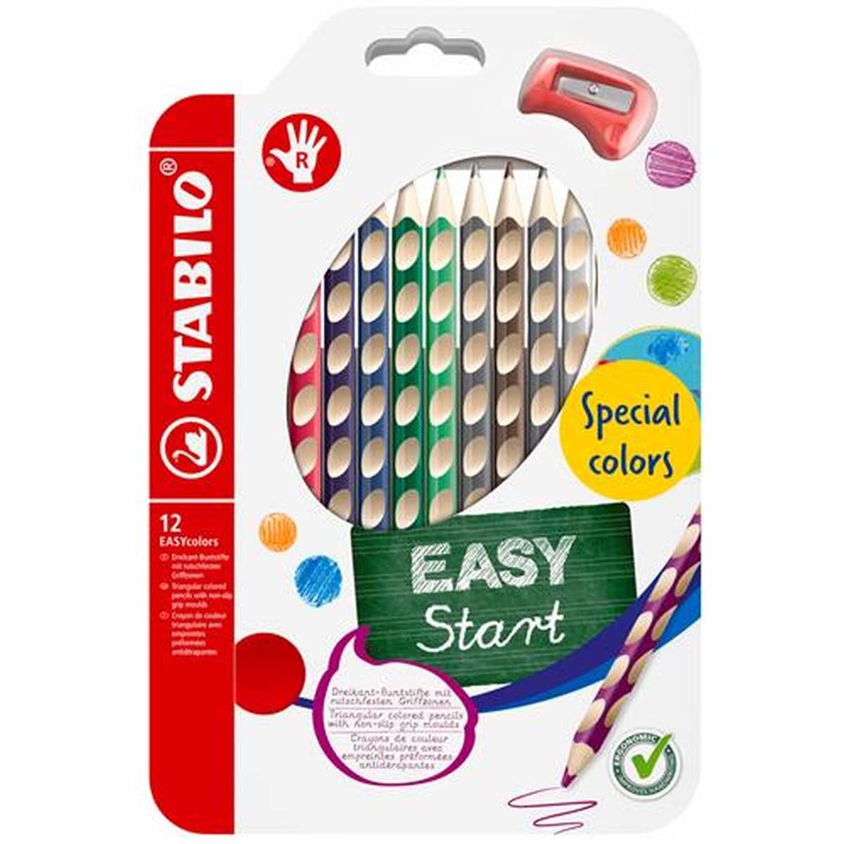 Stabilo pastelli easy color 12 pz new