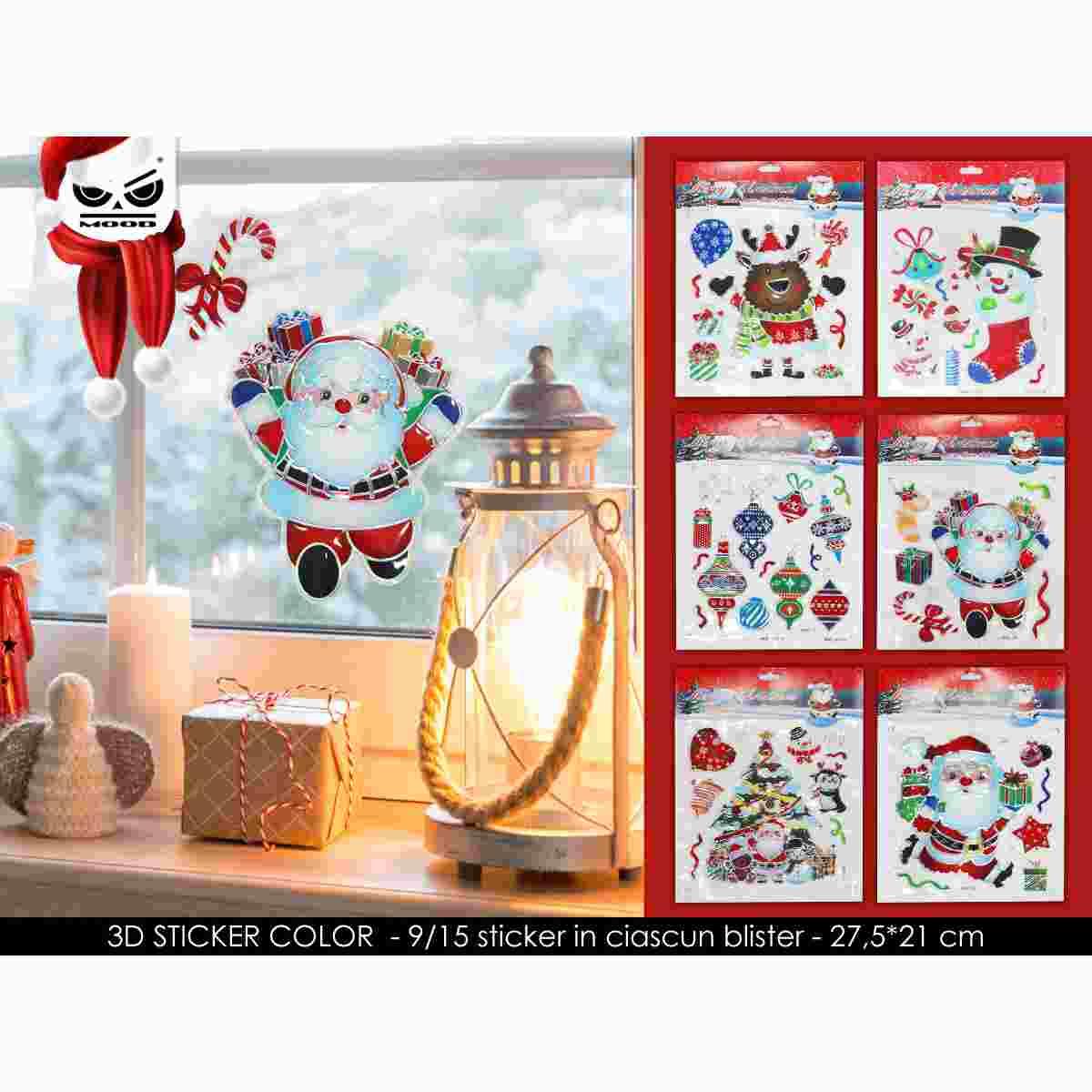 Sticker color 3d