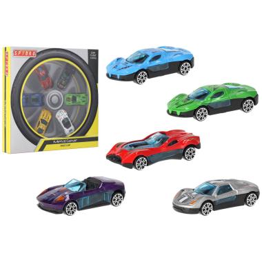 Auto die cast ruota libera scala 1:64 6pz 2ass.