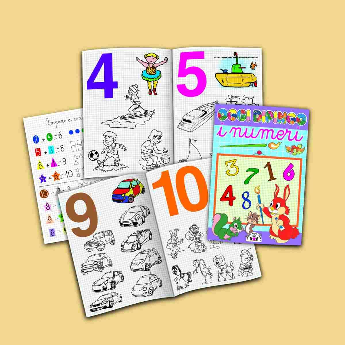 Album da dipingere numerico