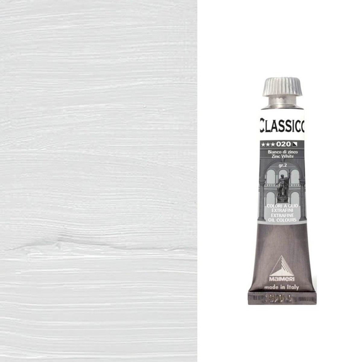 Tubo olio mai c bianco di zinco