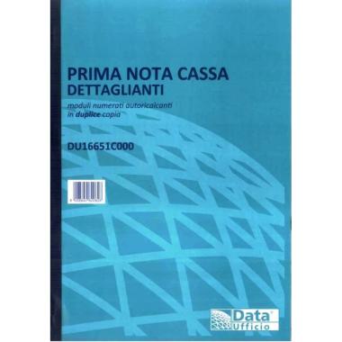 Blocco prima nota cassa dettaglianti a4 2cp