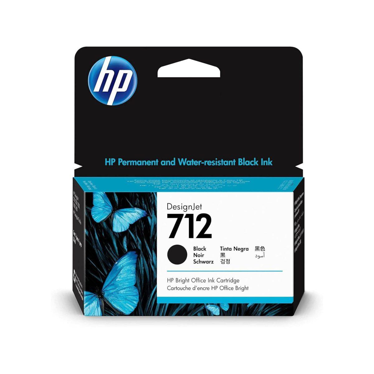 O-H.P 712 BK designjet T630 38ML