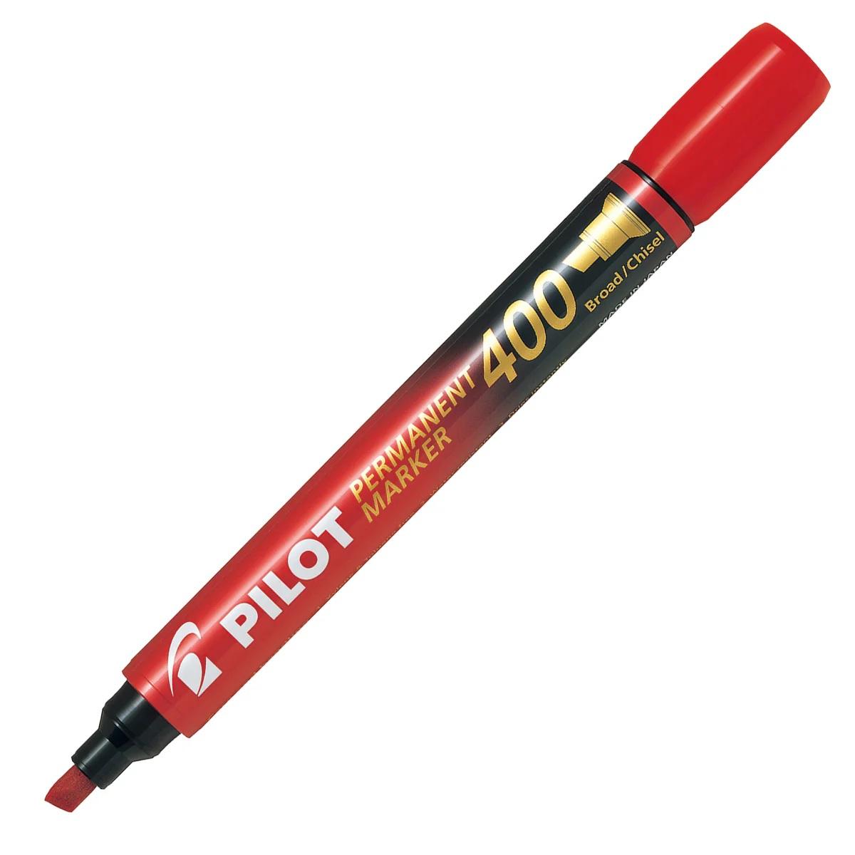 Marker permanent 400 punta scalpello blu cf12