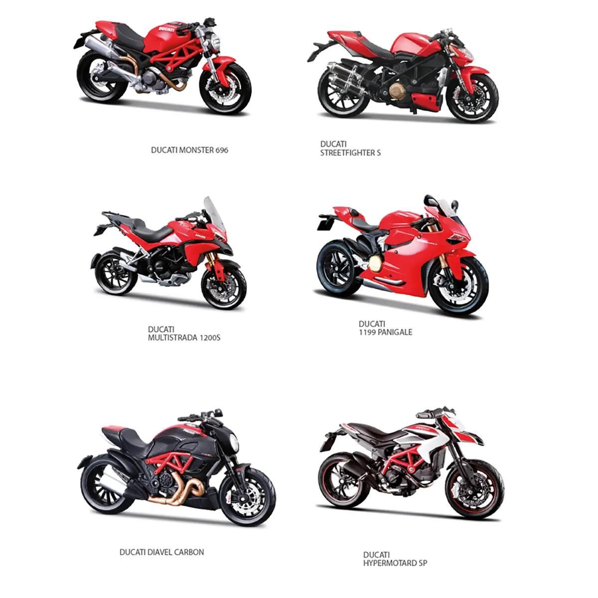 Collezione moto ducati 1:18