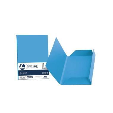 Cartella c/lembi folder 25x35 200gr fg25 azzurro