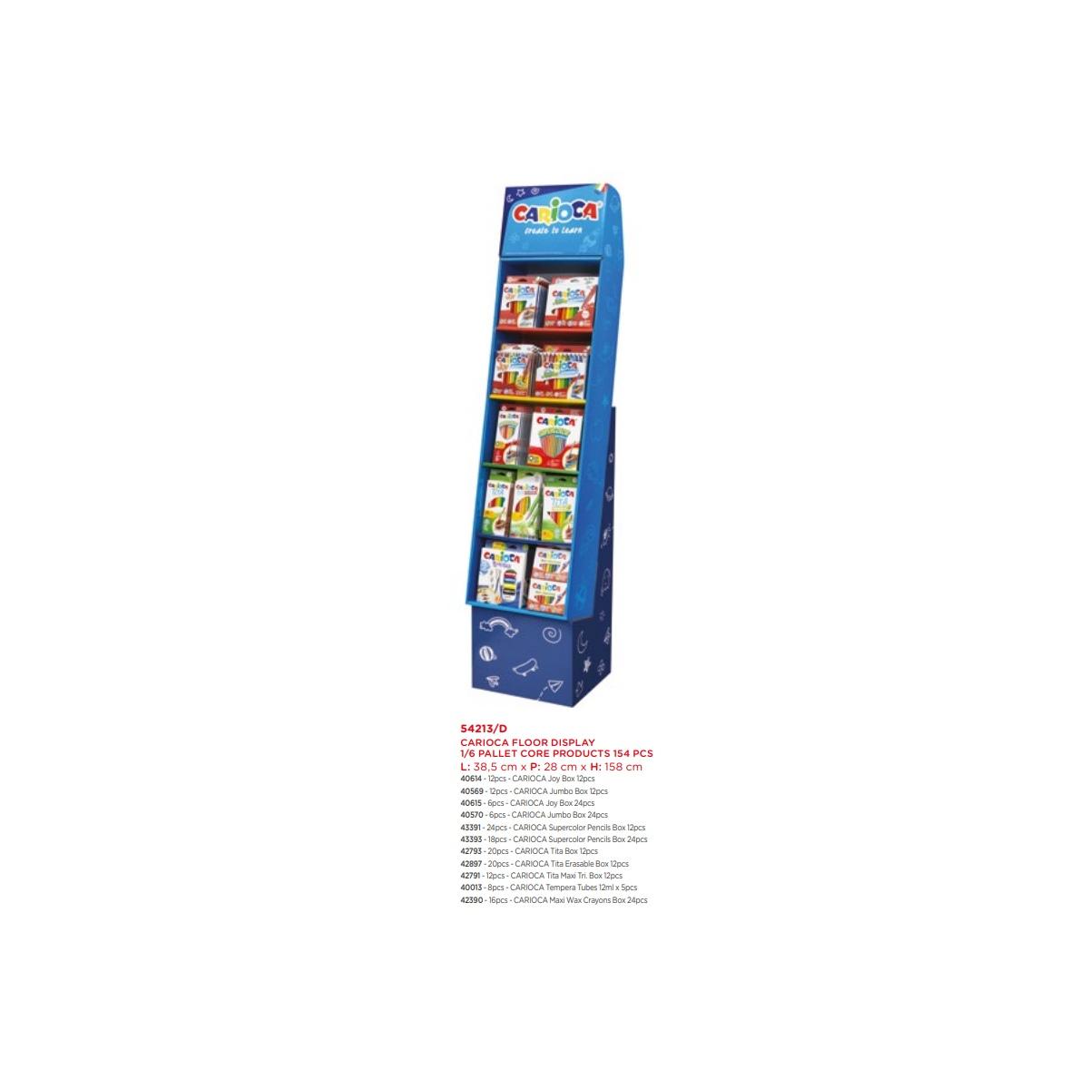 Carioca floor display da terra 154pz