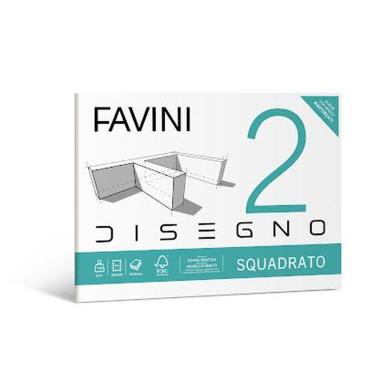 Blocco favini 2 disegno liscio squadrato 33x48 110gr 20fg