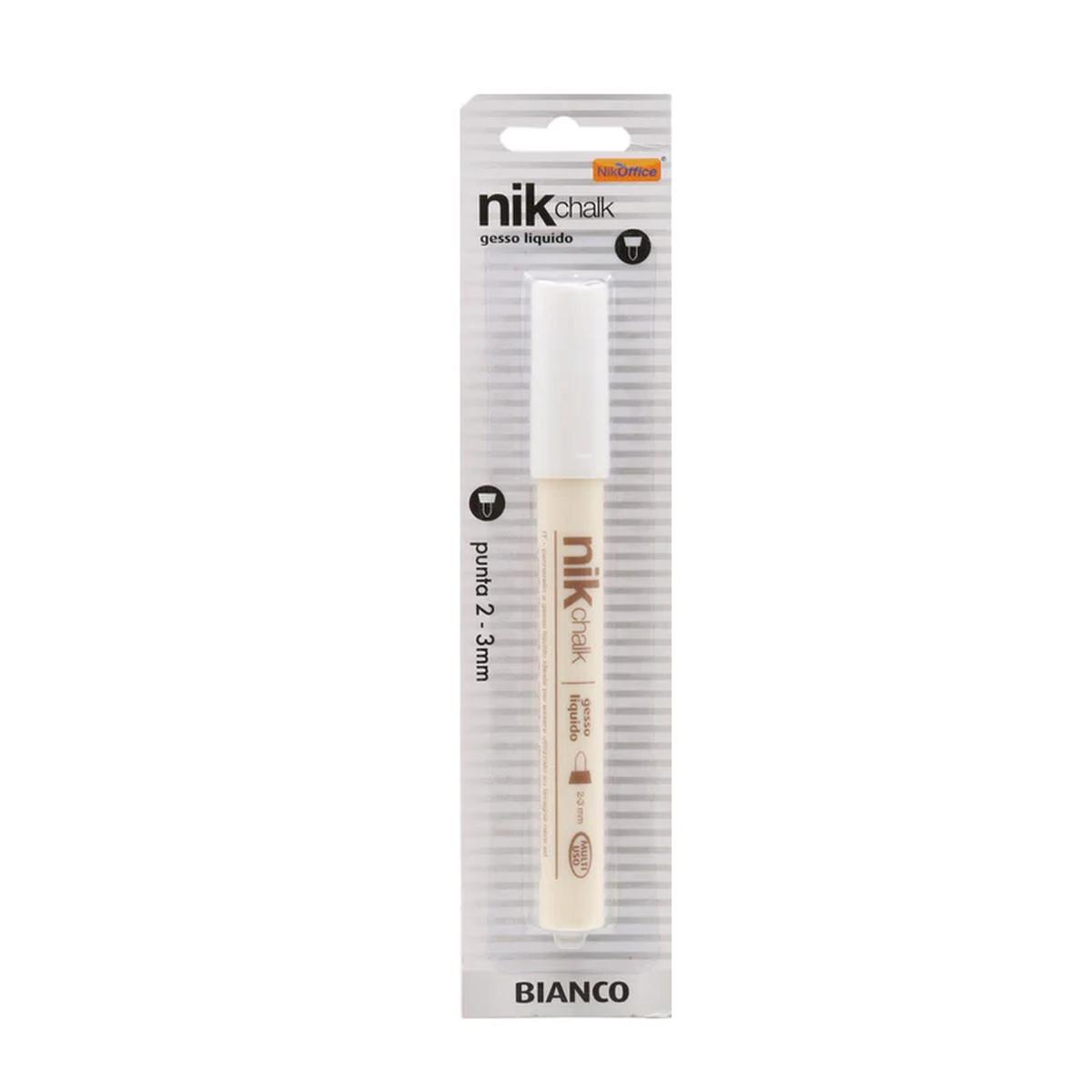 Marcatore gesso liquido bianco 1-4mm