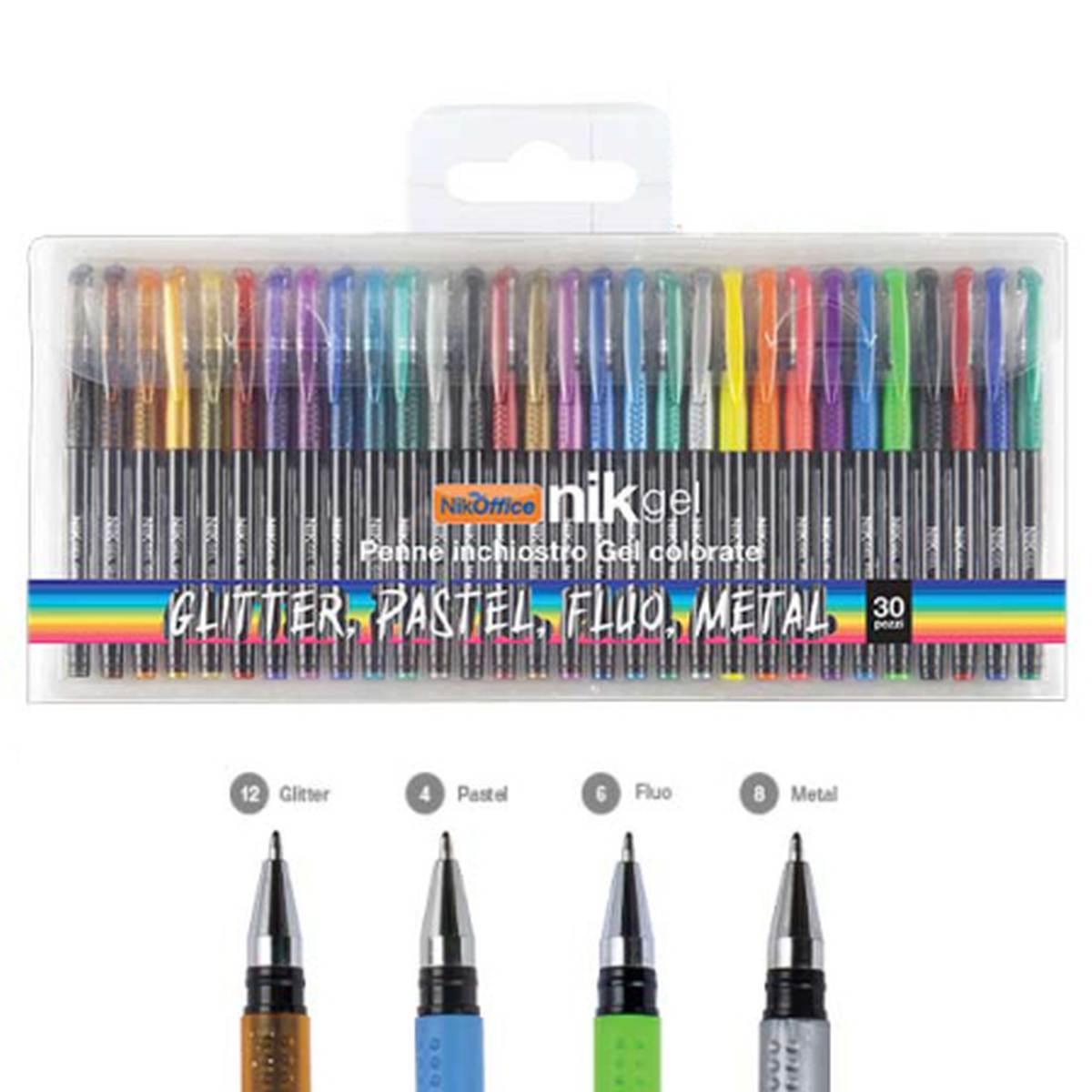 Penne gel 30pz  cf. da 12 buste