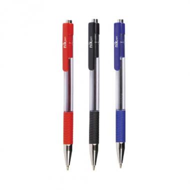 Penna scatto clik nero cf 12 pz