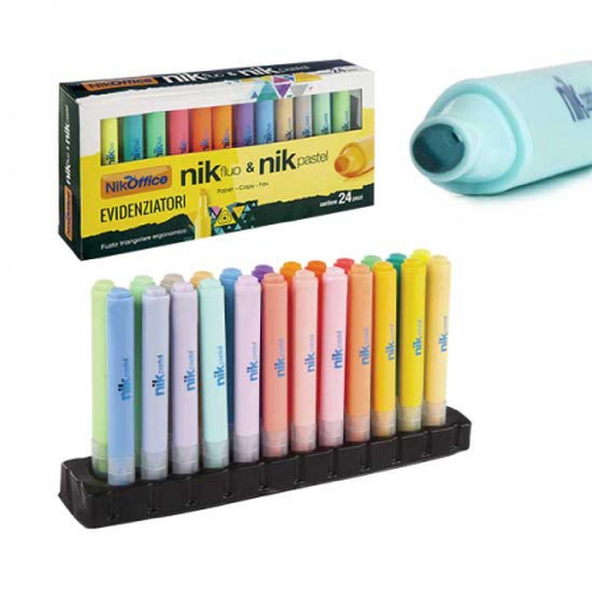 Evidenziatore fit 24 col assort cf 3