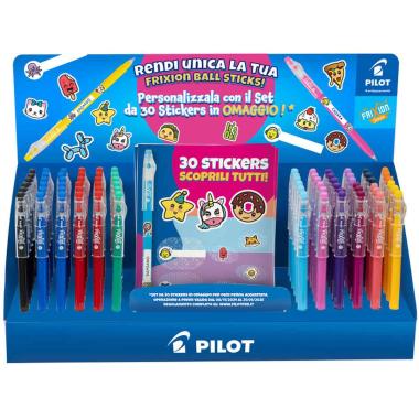 ESP. 96 FRIXION BALL STICKS 0,7 ASSORTITI + STICKERS IN OMAGGIO<br />