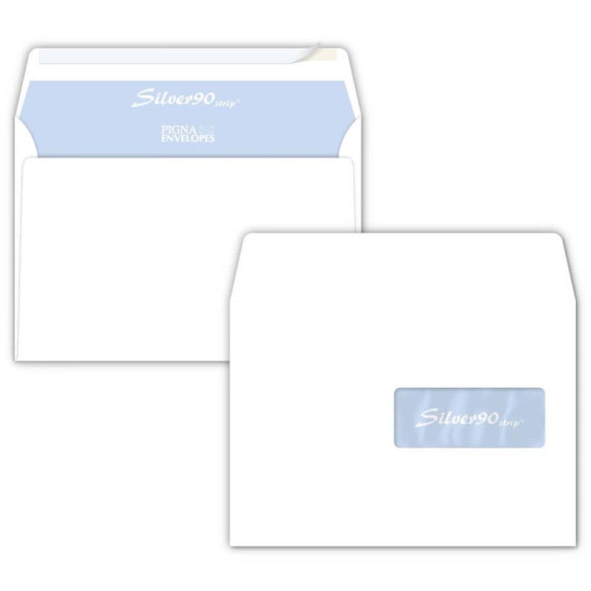 Buste strip 162x229 90gr con finestra cf500