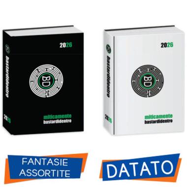 Diario pocket 16m  bastardi dentro standard classic