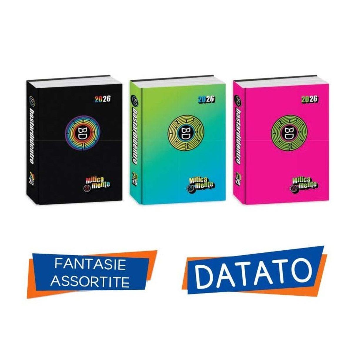 Diario pocket 16m bastardi dentro color