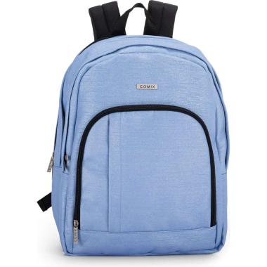 Zaino organizzato lurex azzurro comix 26