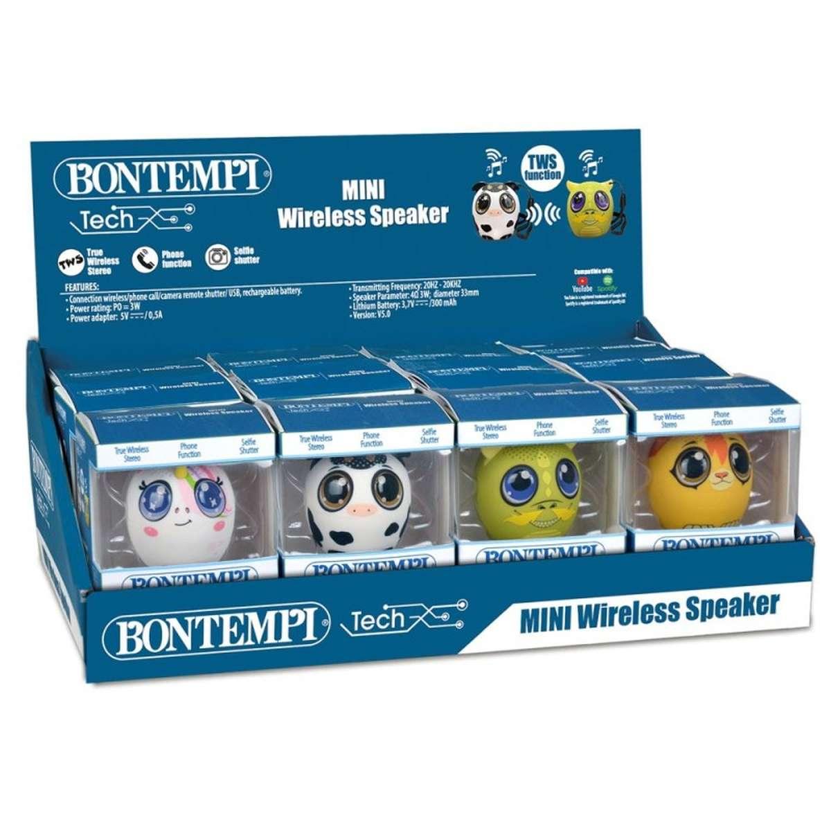 Mini cassa speaker animali assortiti