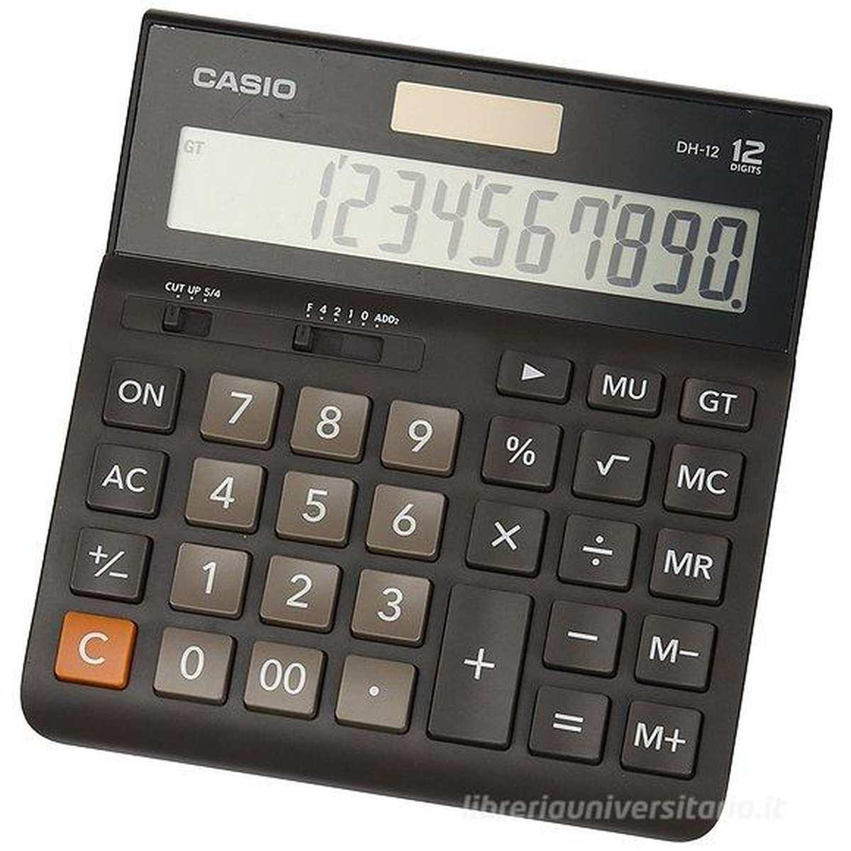 Calcolatrice da banco 12 cifre dh12bk