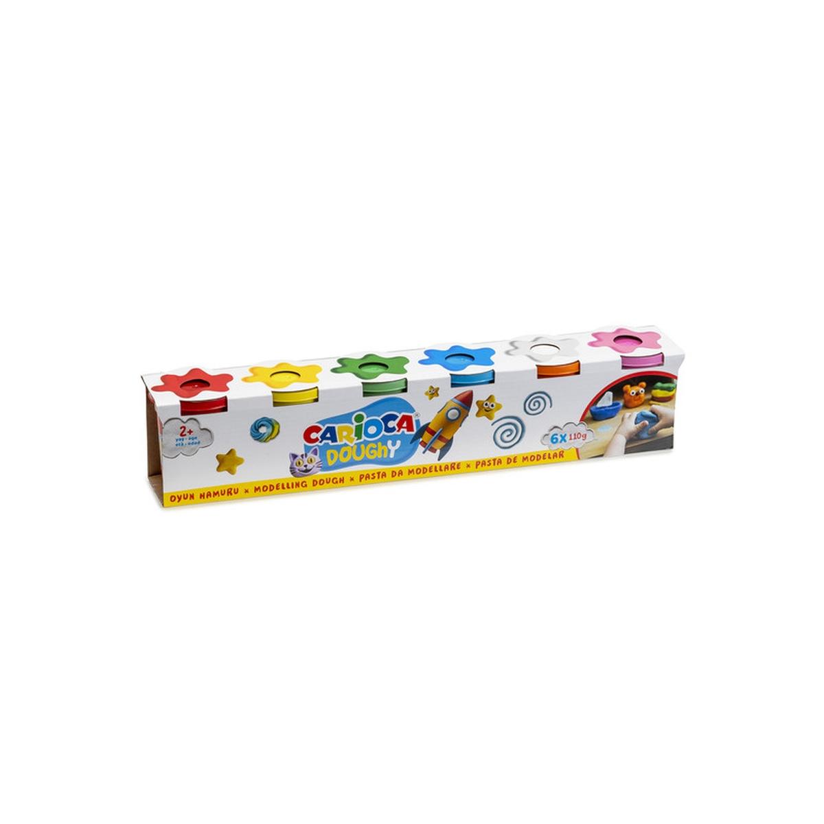 Carioca pasta da modellare doughy 6x110gr