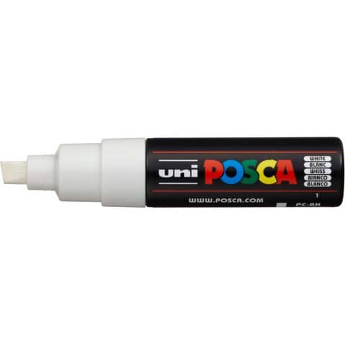 Uni posca punta 8mm bianco