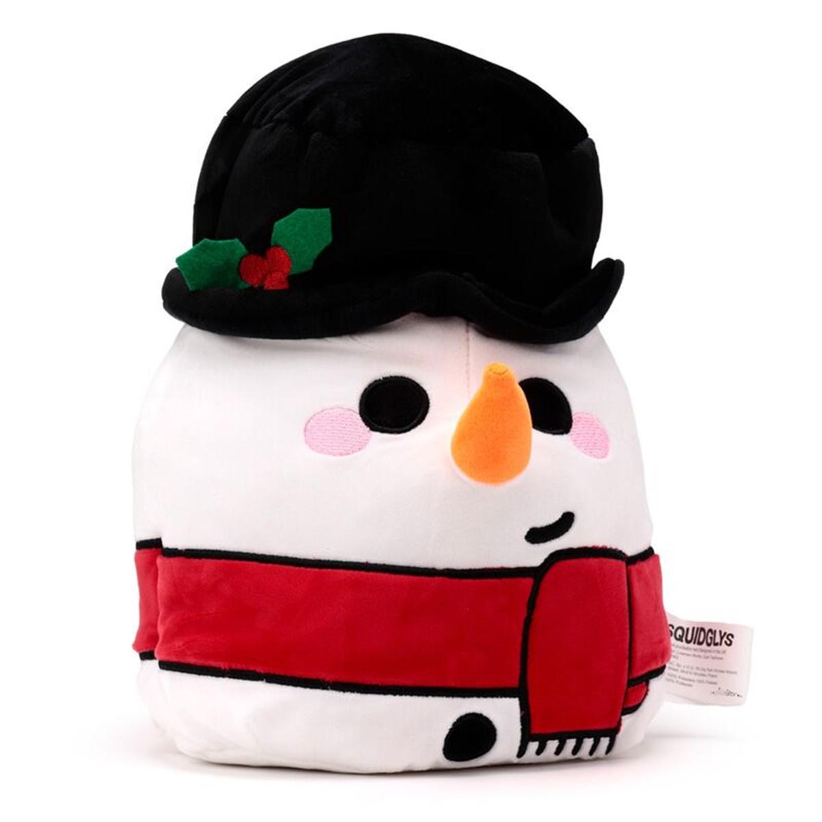 Cuscino peluche natalizio pupazzo di neve cm26