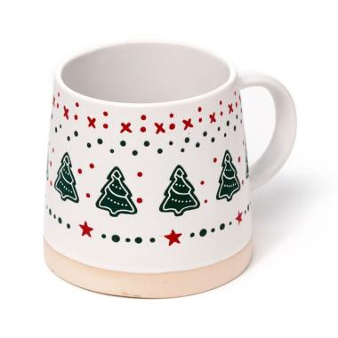 Tazza Natalizia in Grs Porcellanato - Albero di Natale
