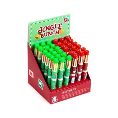 Penna Multicolore (6 Colori) - Banda Natalizia CF36