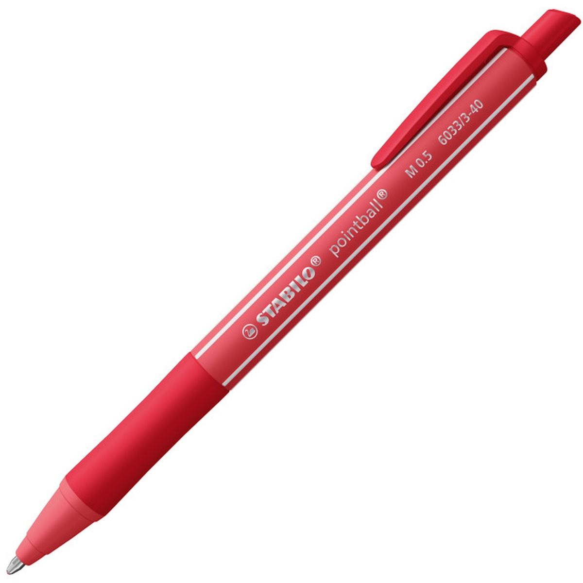 Stabilo pointball colorful 10pz rosso