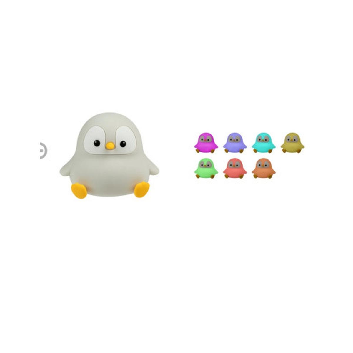 Lampada sagomata silicone pinguino cartomania feel at home 10x12cm