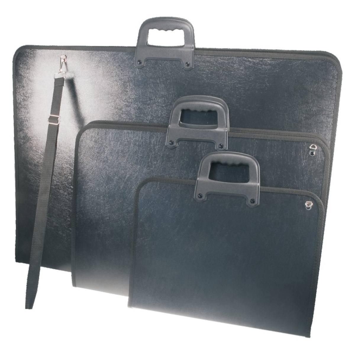 VALIGETTA PORTADISEGNO PP 53X73cm in Polipropilene con maniglie e tracolla -