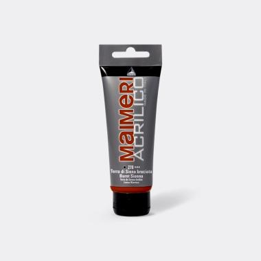 Tubo acrilico maiameri terra siena bruciata 75ml